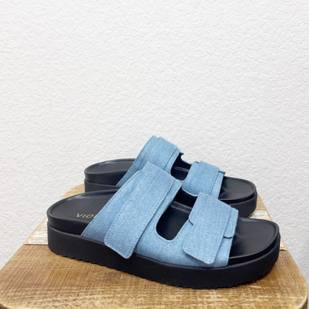 Vionic Riviera Platform Platform Slide Sandals Size 8 NEW - Picture 2 of 7